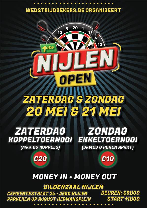 Nijlen Open Dartstornooien.be