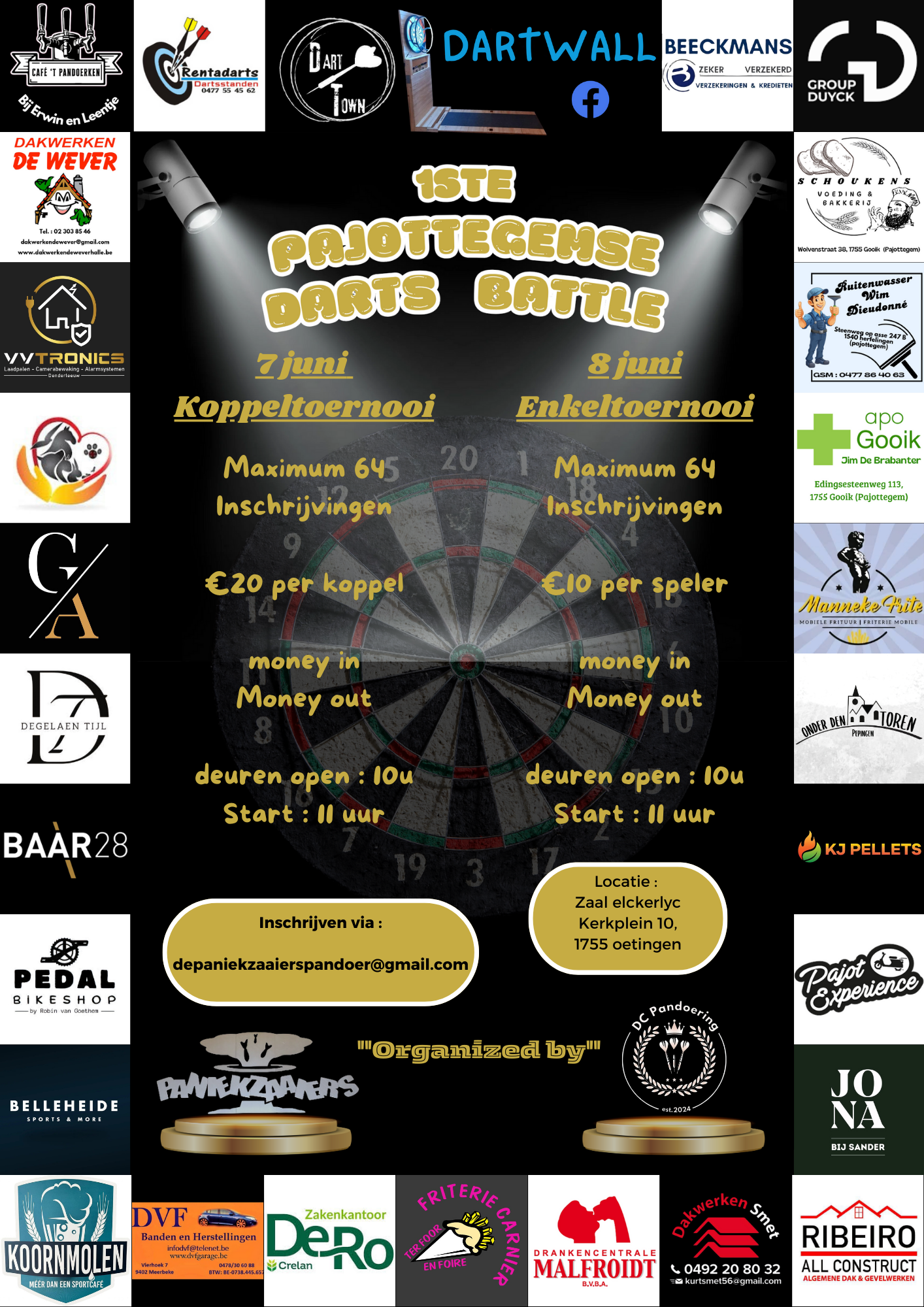 1e pajottegemse Darts Battle
