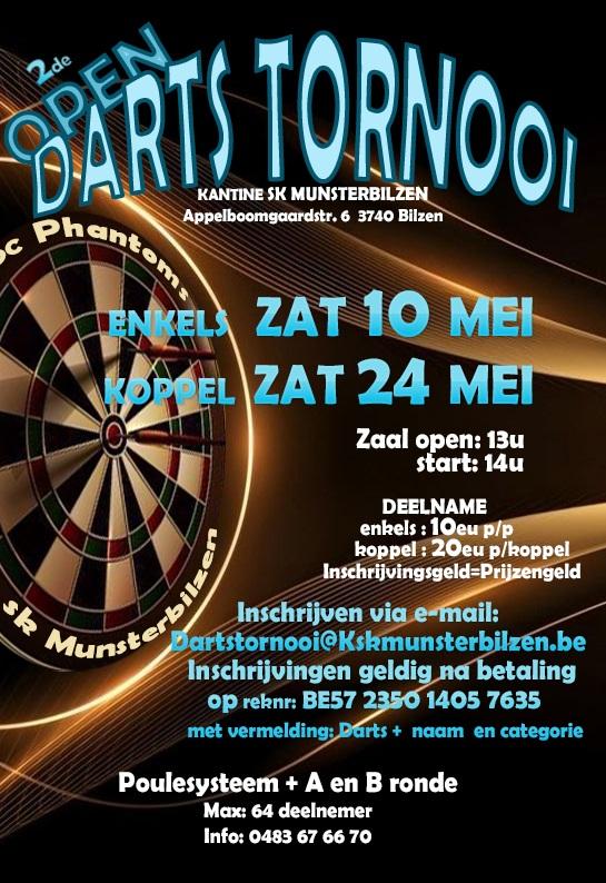 2de Open darts tornooi