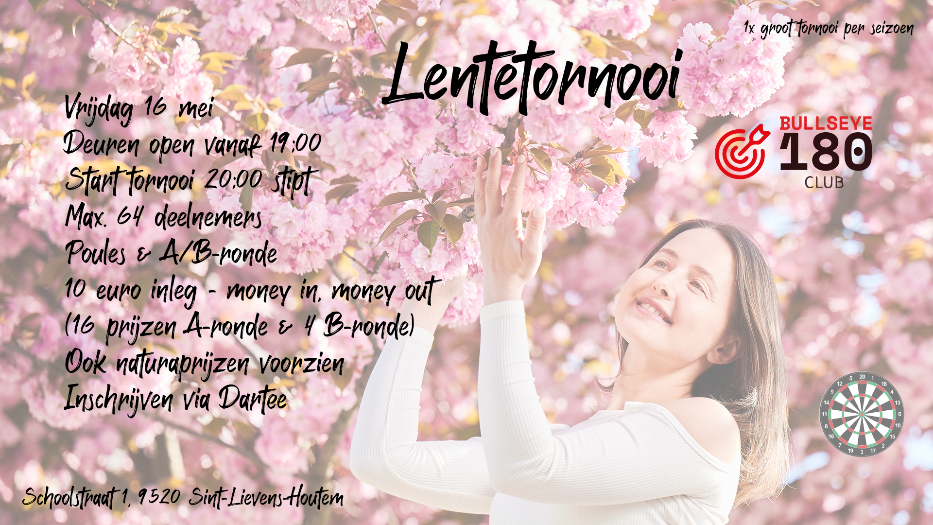 Lentetornooi - Bullseye 180 Club VZW