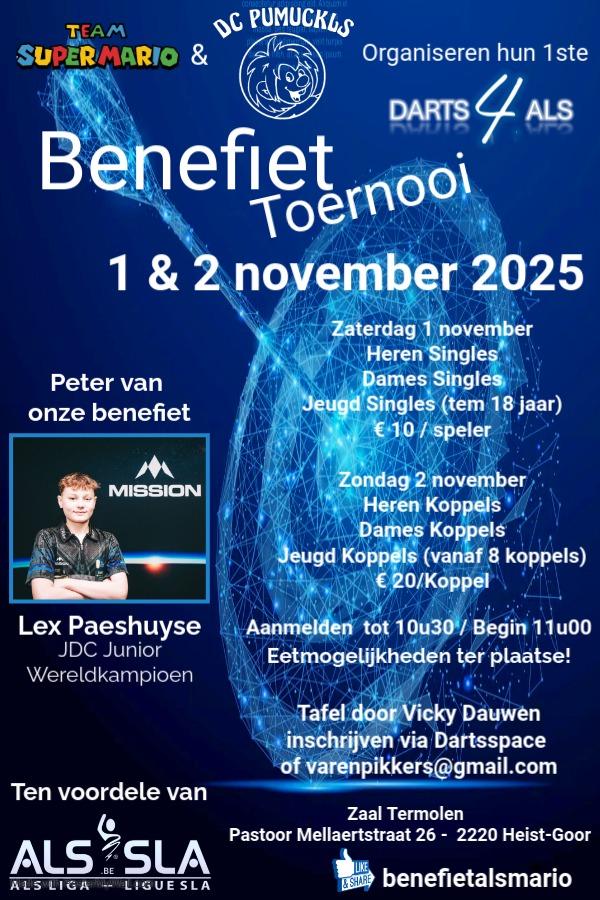 DARTS 4 ALS BENEFIET