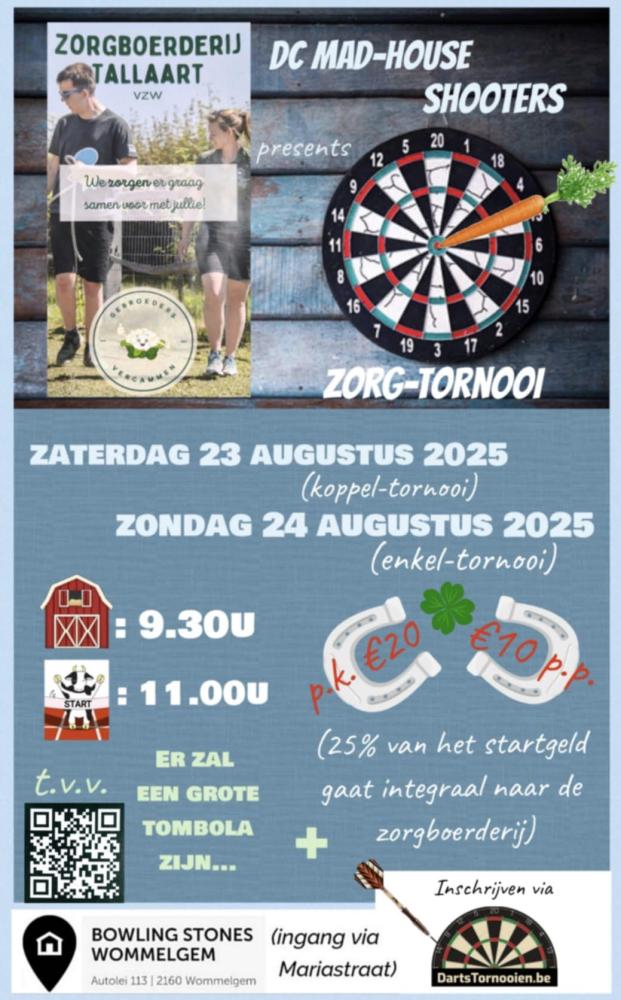 Singel tornooi ten voordele Zorgboerderij Tallaart