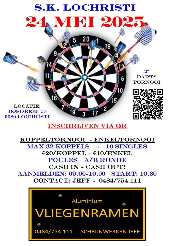S.K.Lochristi 2de Dartstornooi