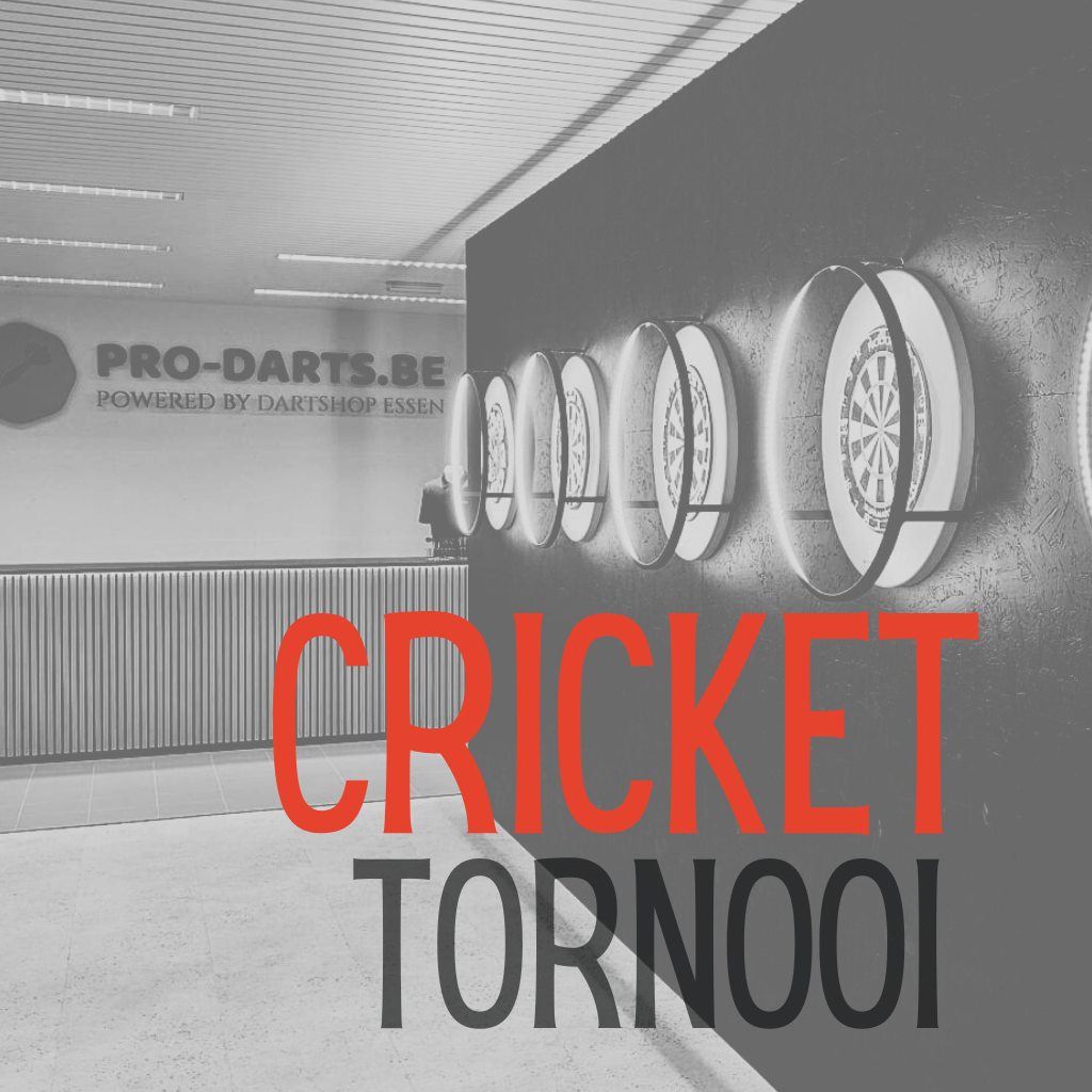 PRO DARTS Cricket tornooi Single (gemengd)