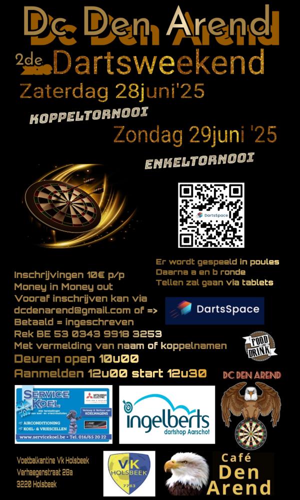Dartsweekend Dc Den Arend 