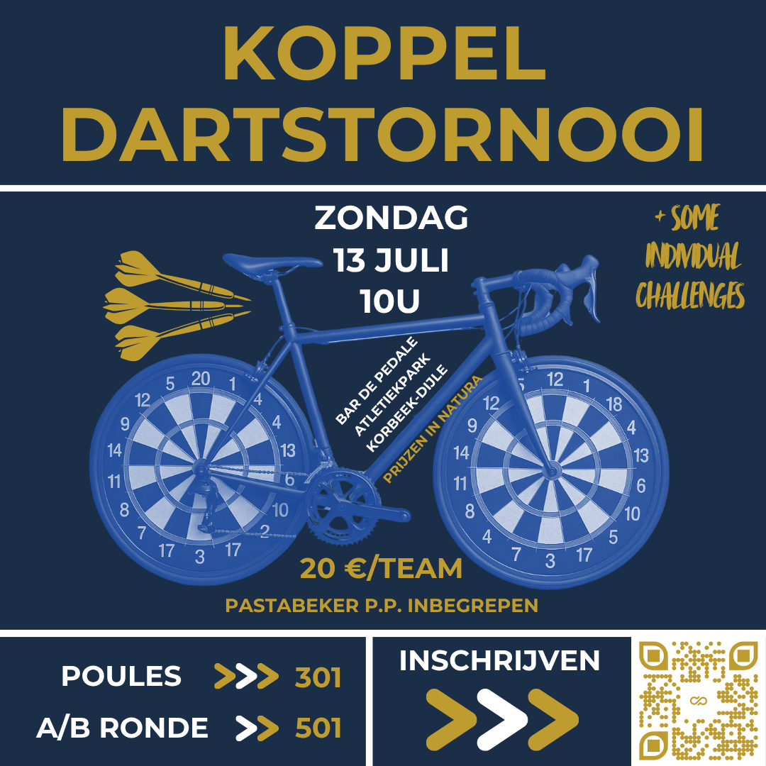 Bar de Pédale Koppel Darts Tornooi