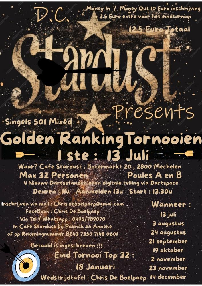 Golden Ranking DC Stardust 1ste