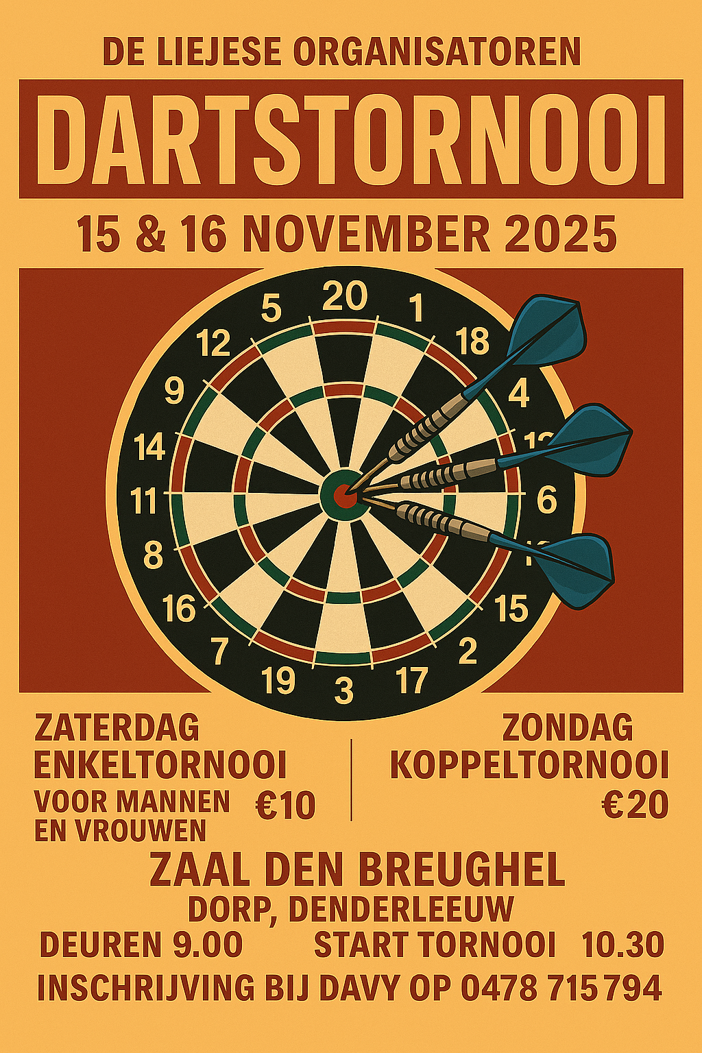 Dartstornooi Denderleeuw 