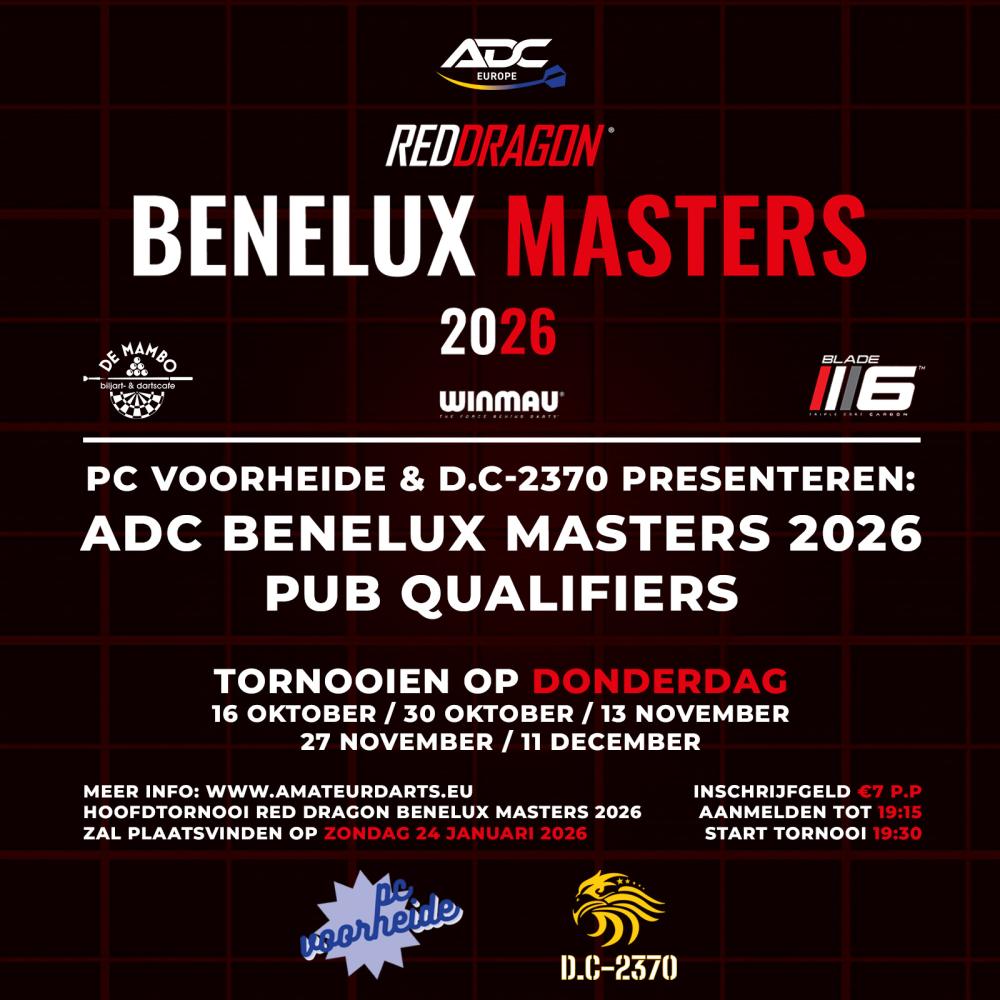 ADC Benelux Masters Pub 2025 Qualifier 3 - DC2370 / PC Voorheide