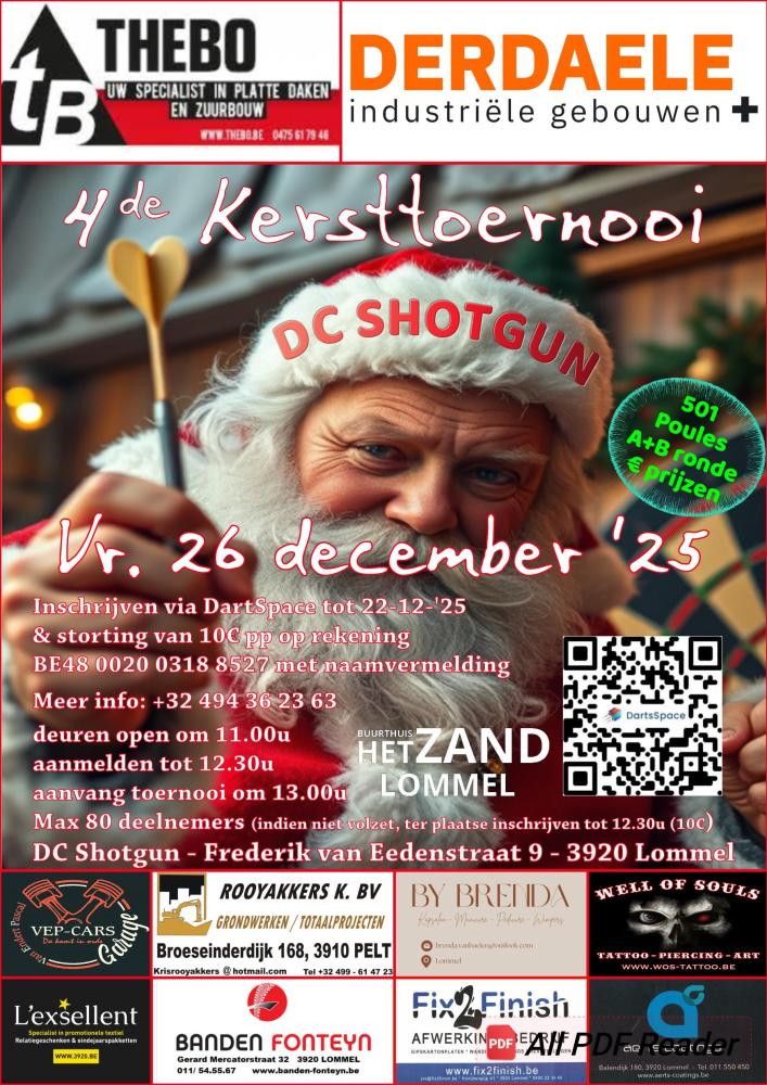 4de kersttornooi dc shotgun
