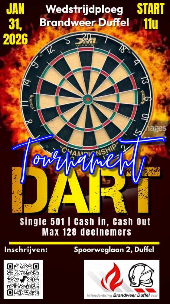 Dartstornooi Brandweer Duffel