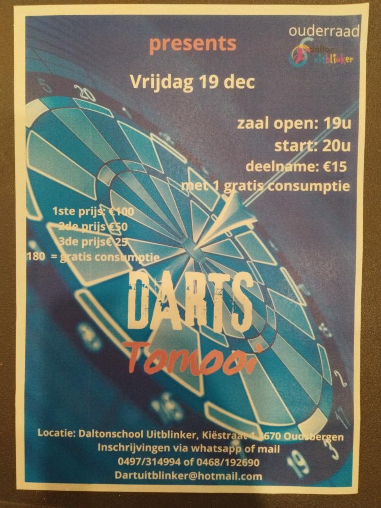Dartstornooi Daltonschool Uitblinker