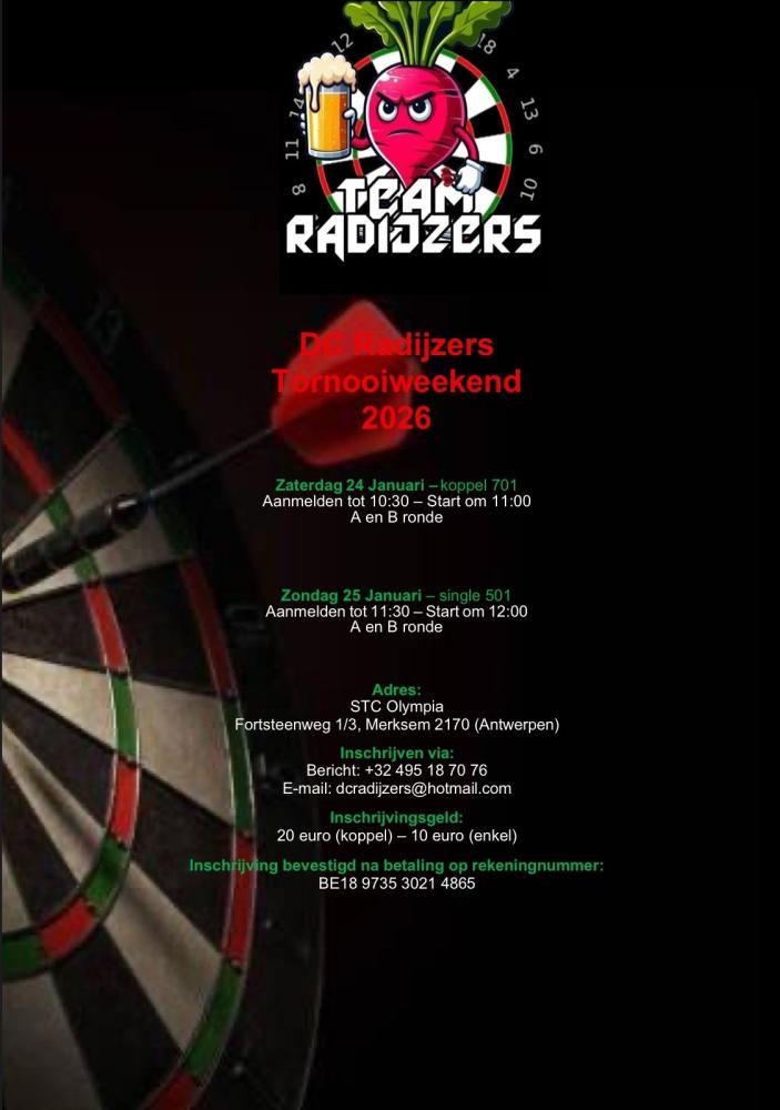 Dc radijzers tornooi