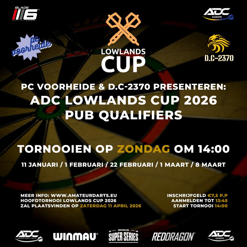ADC Lowlands Cup 2026 Pub Qualifier 3