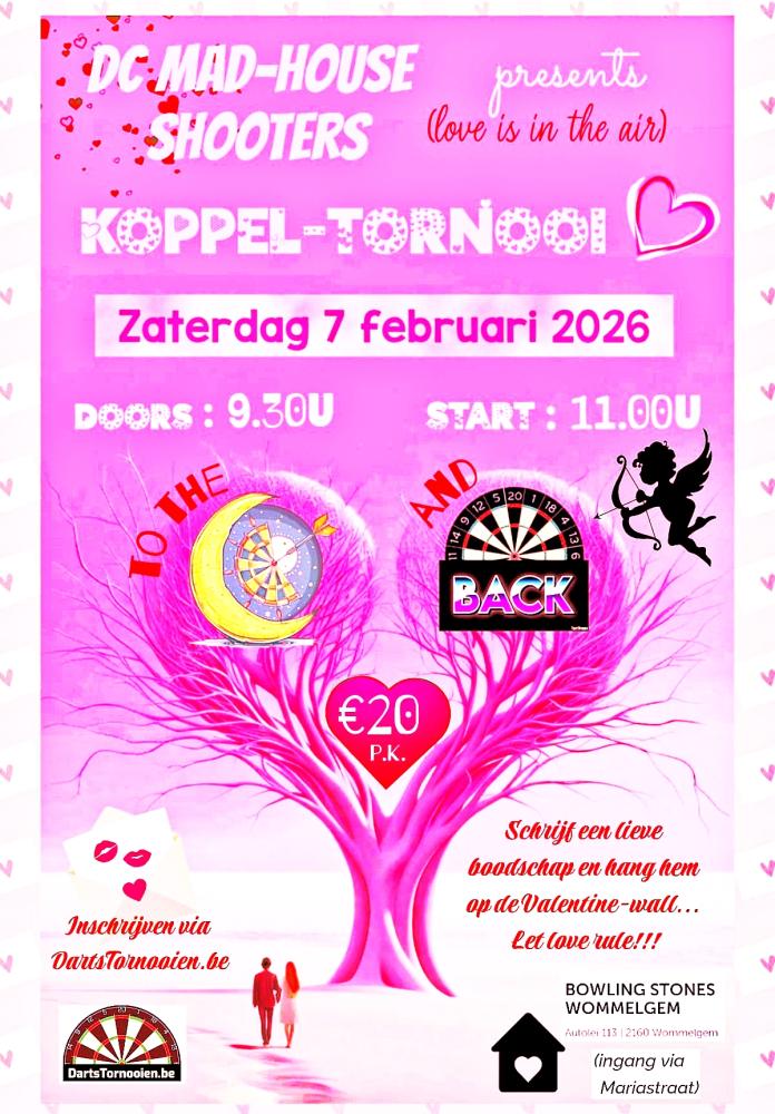 Love is in the air koppel-tornooi