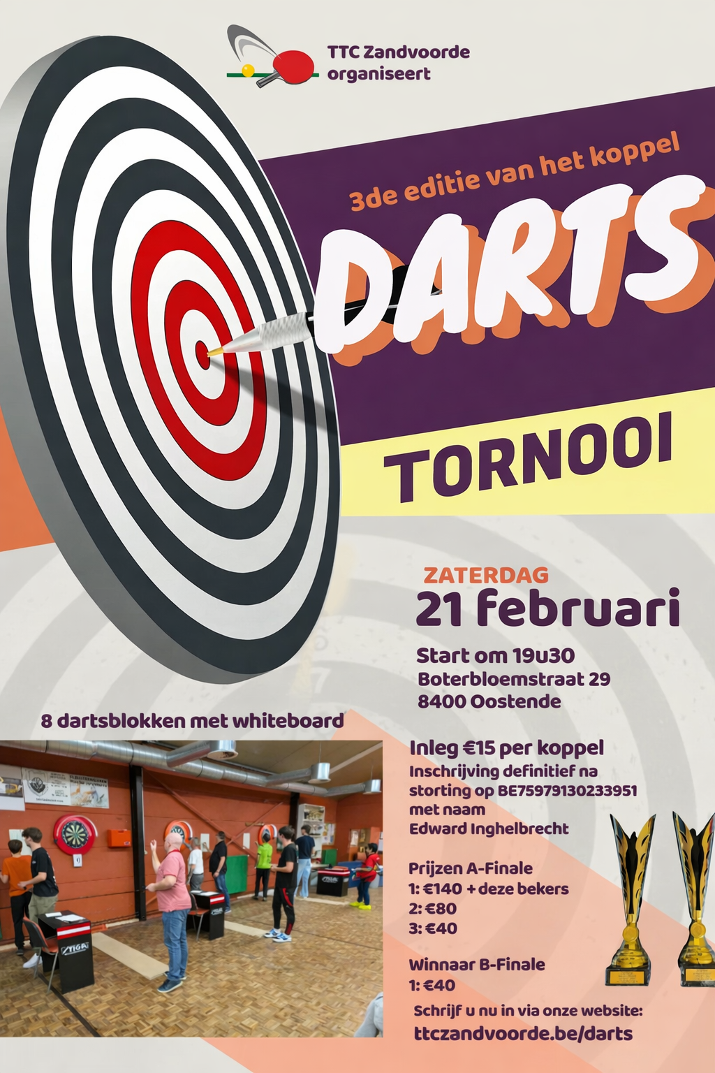 Koppeltornooi TTC Zandvoorde