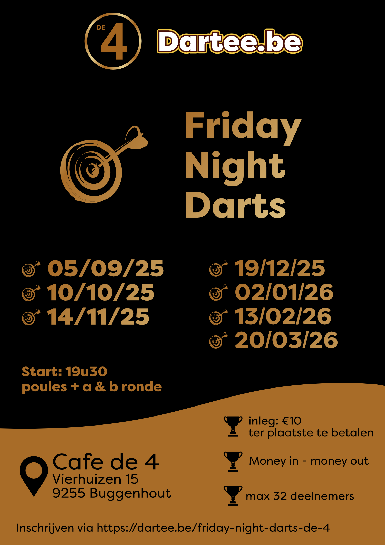 Fridaynight darts@De4