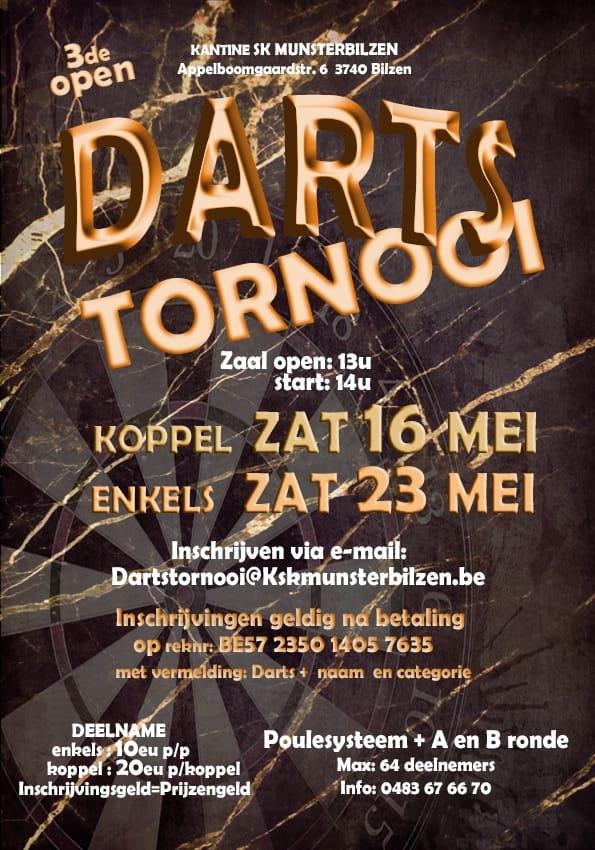3de Open Dartstornooi 