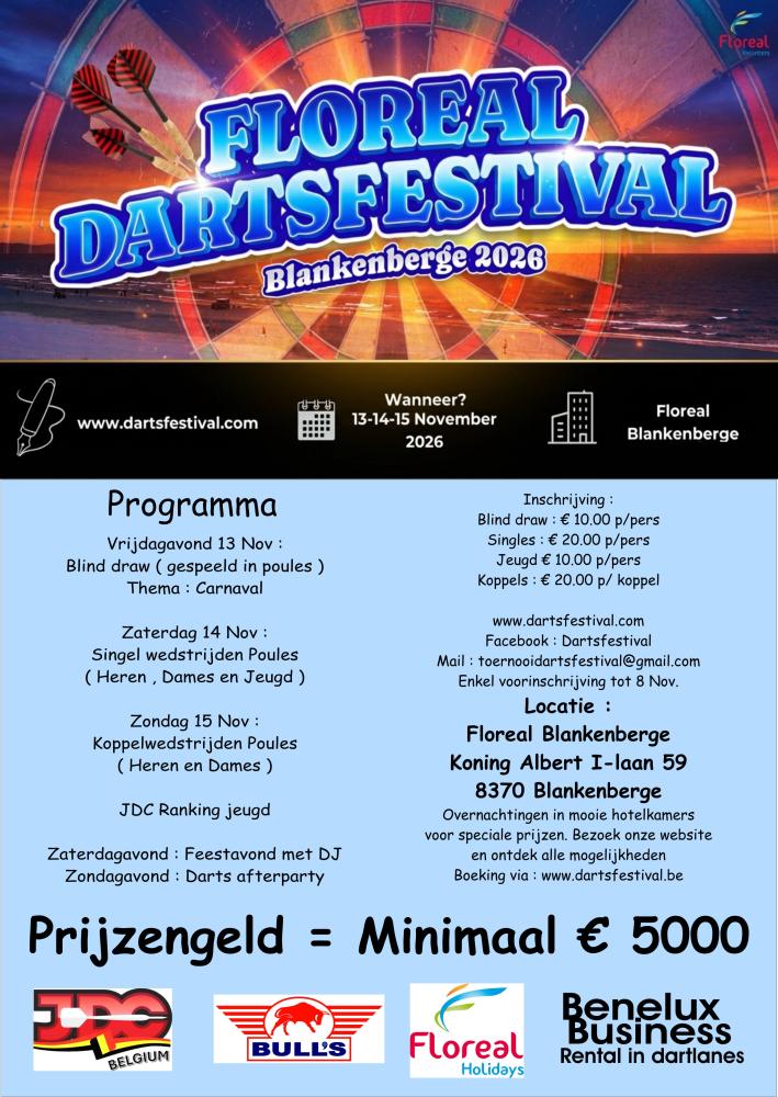 FLOREAL Dartsfestival