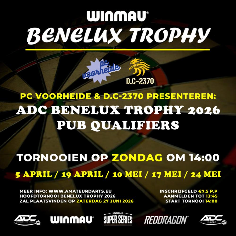 ADC Benelux Trophy 2026 Pub Qualifier 5 @ D.C-2370