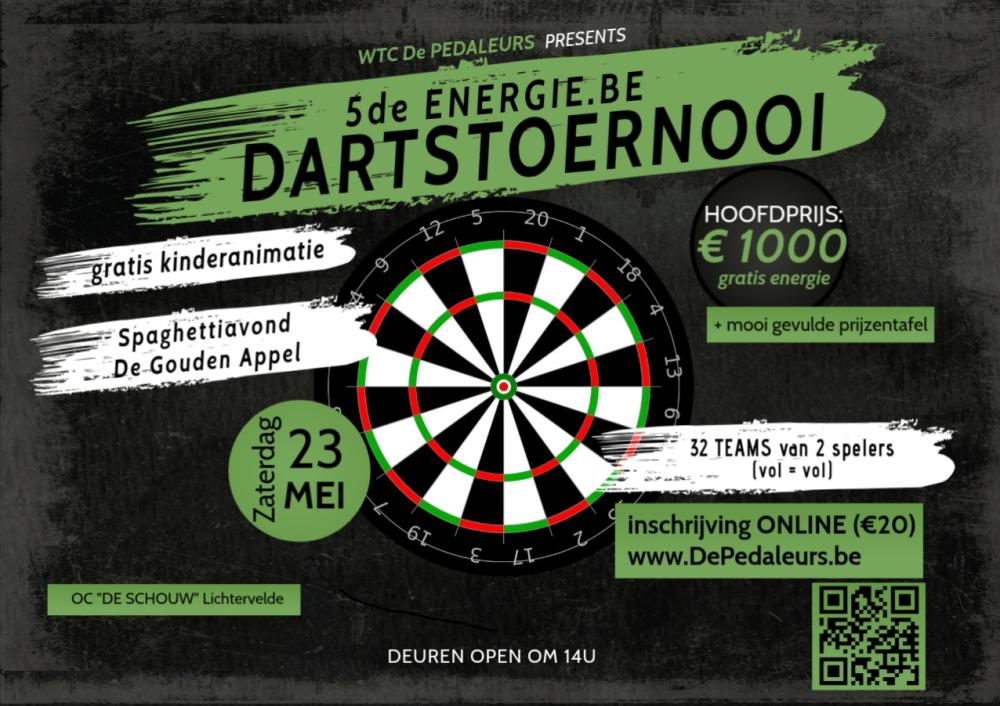5de Energie.be Dartstoernooi by WTC De Pedeleurs