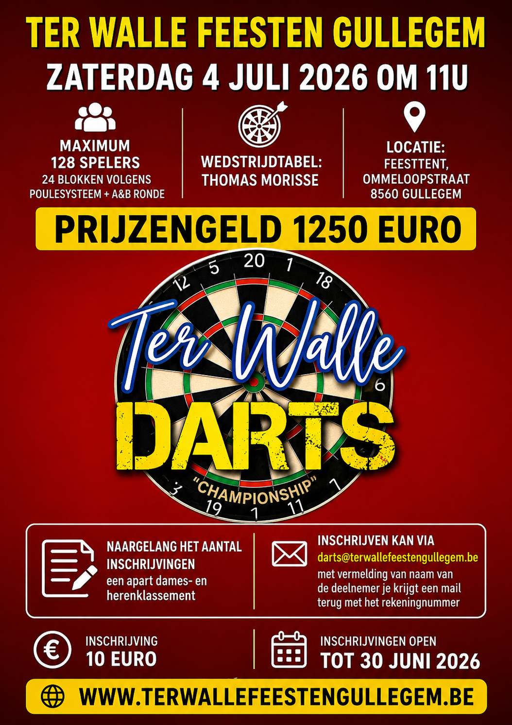 Ter walle darts