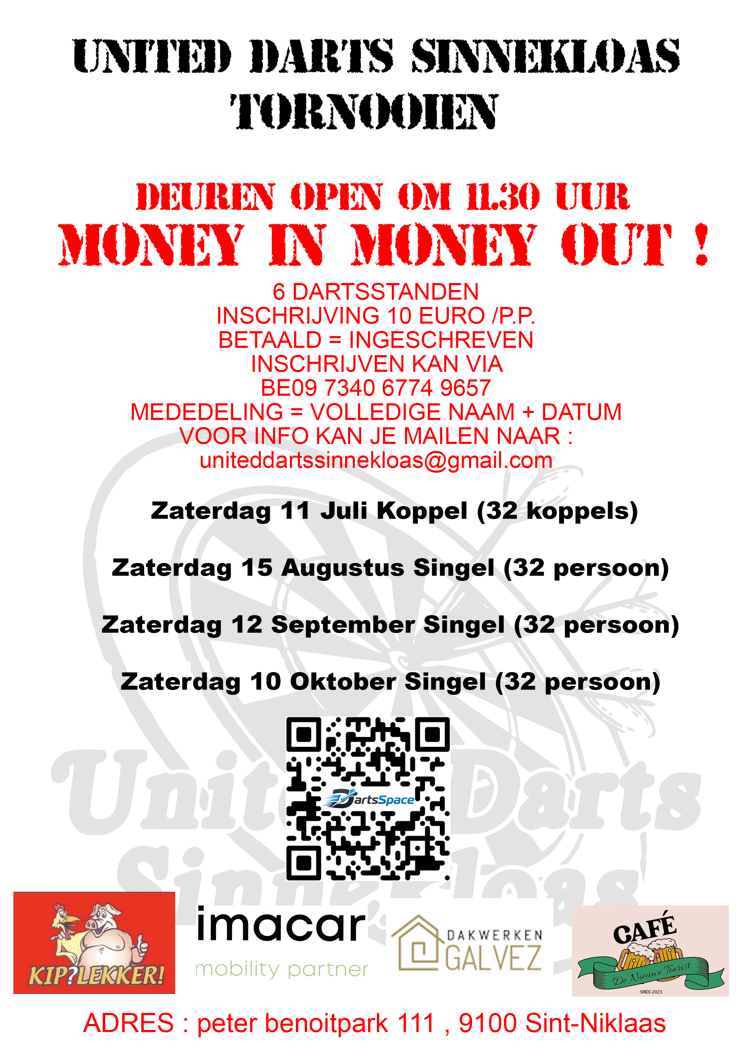 united darts sinnekloas singel 32 persoon