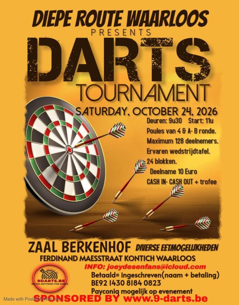 De Diepe Route Darts Tournament