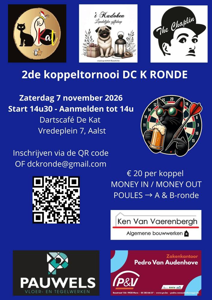 Tweede koppeltornooi DC K RONDE