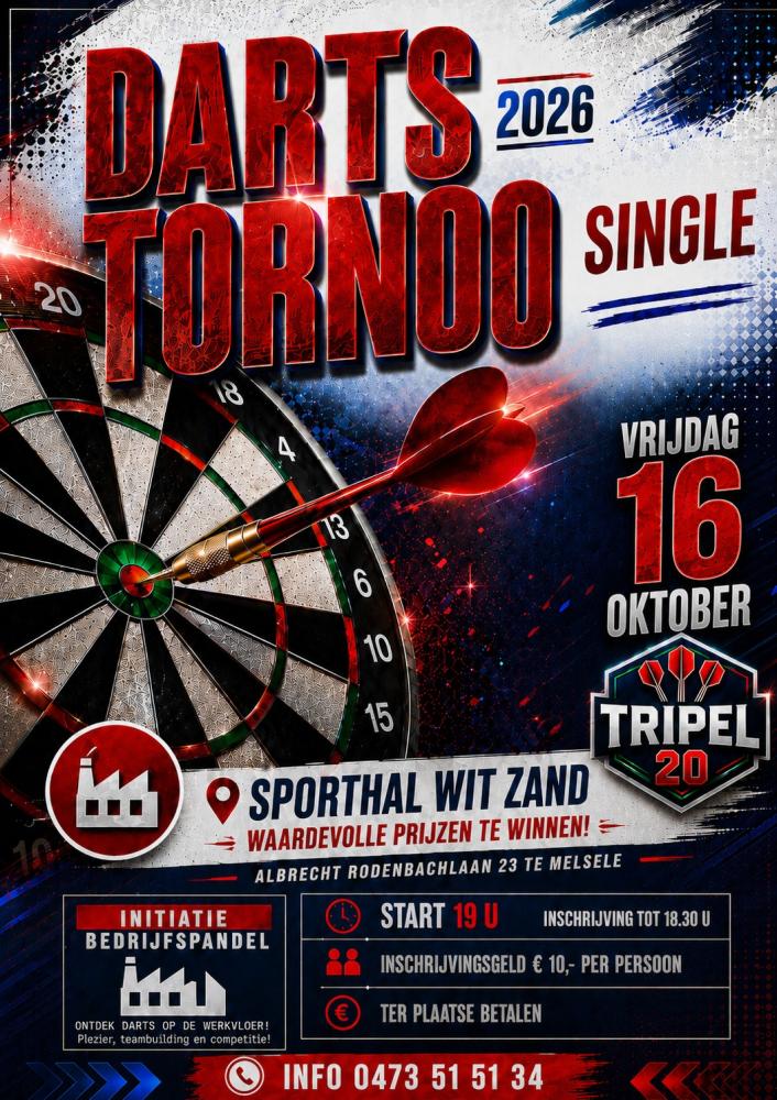 Kantien Sportcafé Single Tornooi