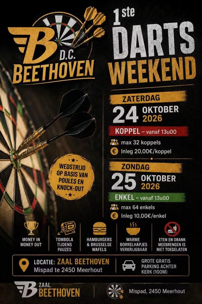 Dartsweekend Beethoven