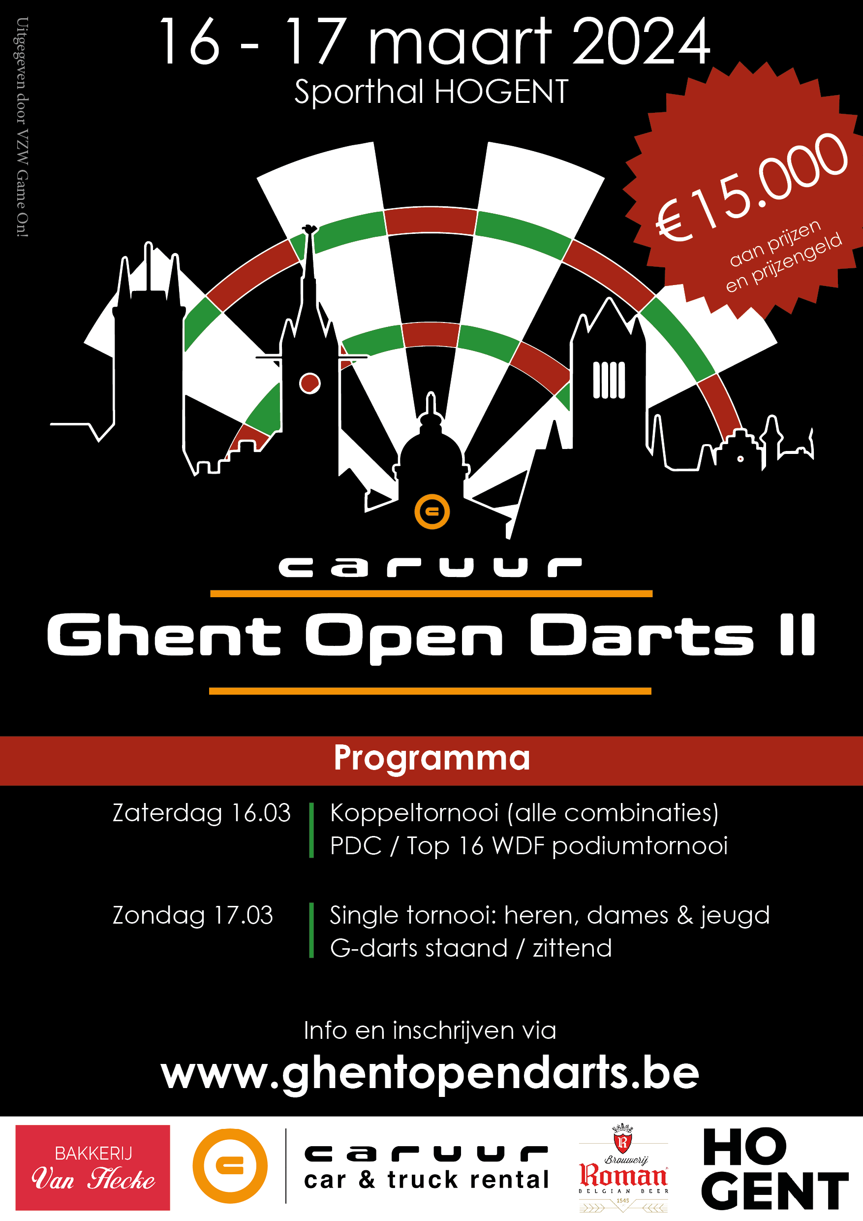 Caruur Ghent Open Darts II Dartstornooien.be